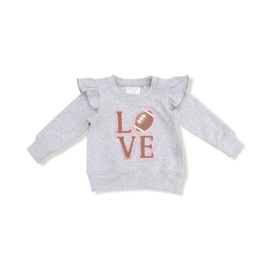 French Terry Varsity Love Patch Sweatshirt