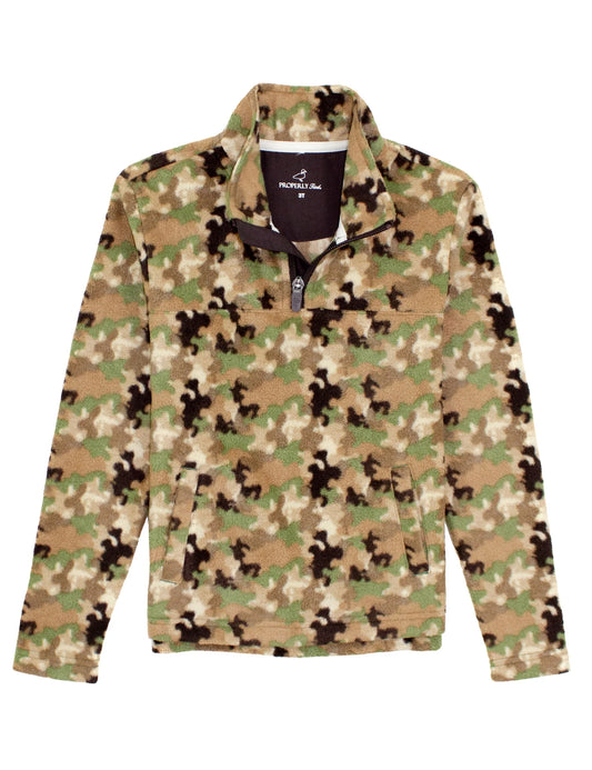 Sportsman Microfleece Pullover - Delta Woodland Camo