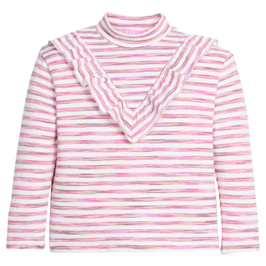 Aspen Top - Recoleta Rose Multi Stripe