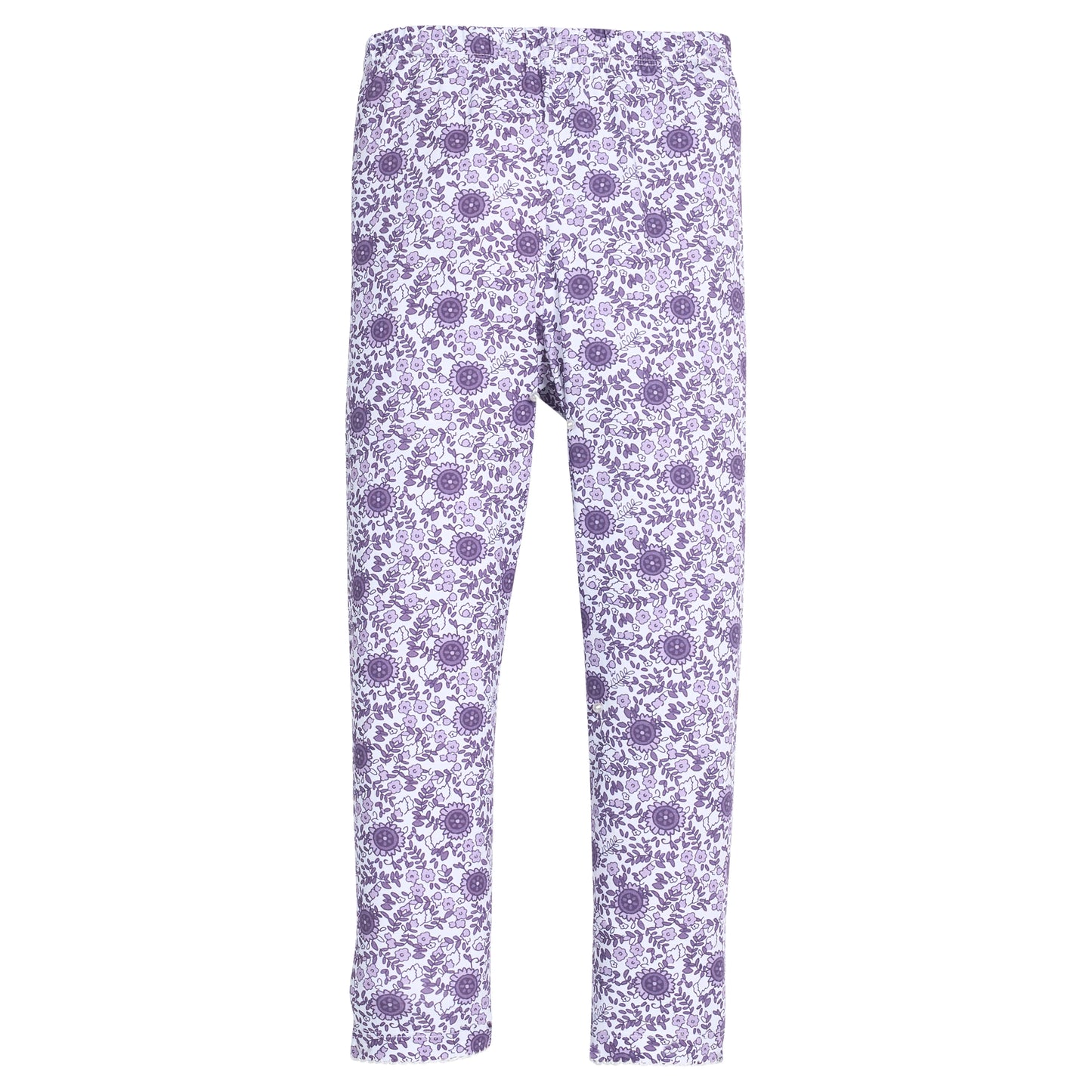 Lavender Vine Floral Leggings