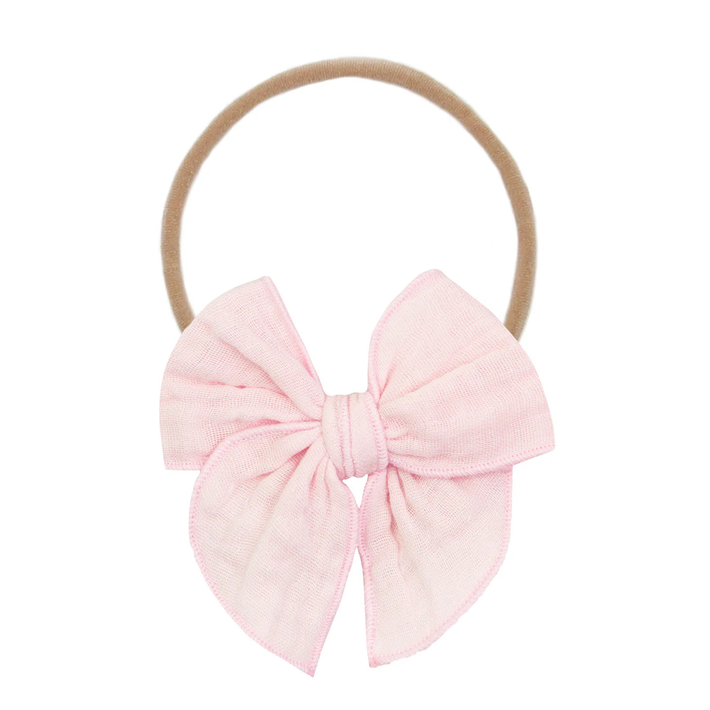 Cloud Muslin™ Heirloom Bow - Blush Headband