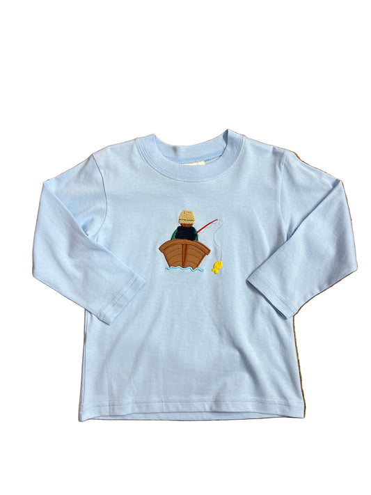 Fisherman Boat L/S Sky Blue