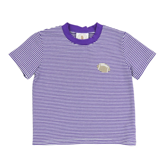 Purple Stripe Tailgate Tshirt