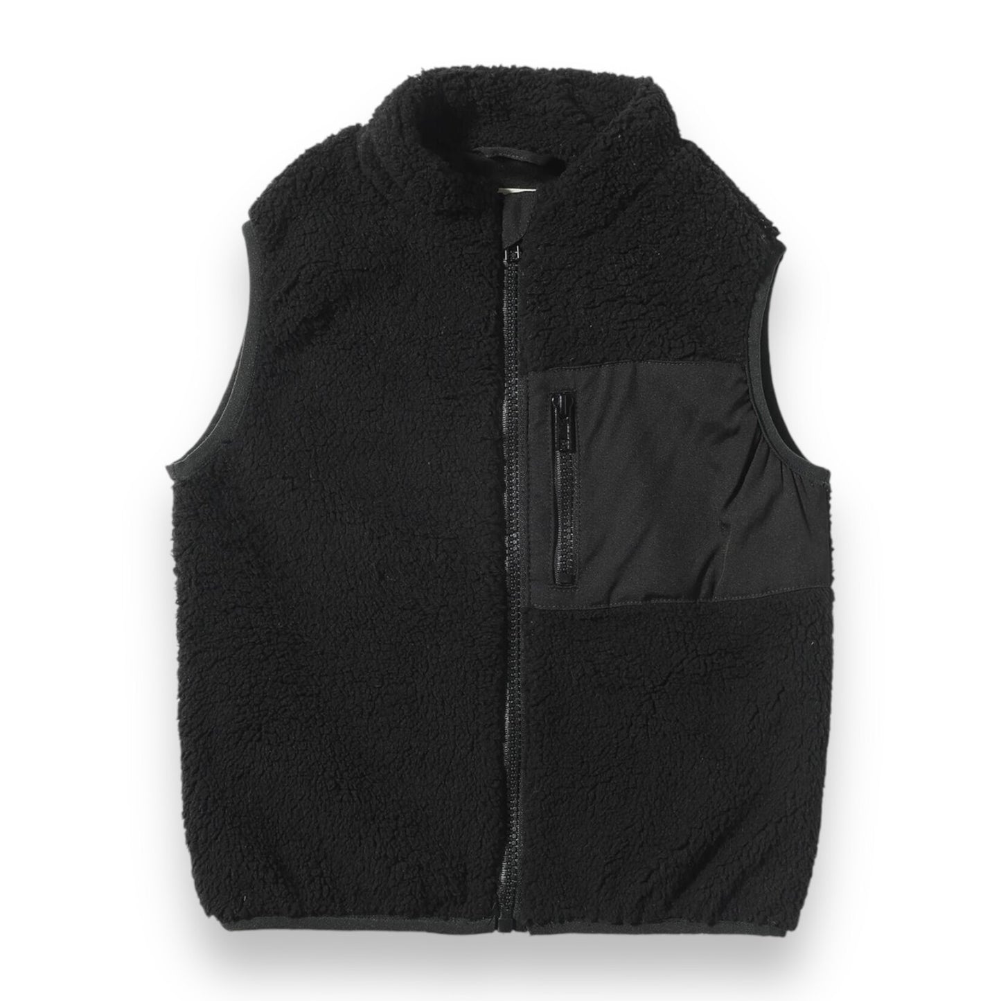 Black Gilt Sherpa Vest