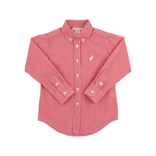 Deans List Dress Shirt Richmond Red