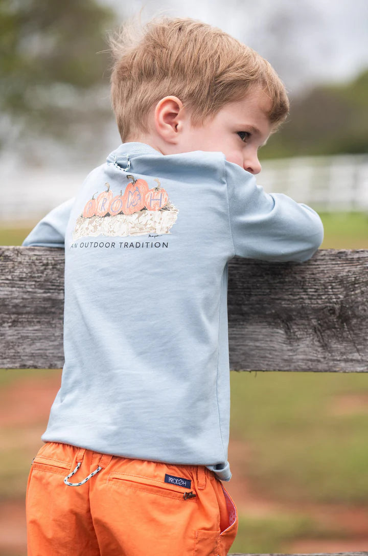 Ashley Blue Pumpkin Harvest LS