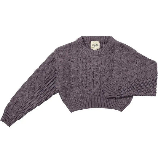 Lavender Knit Molly Sweater