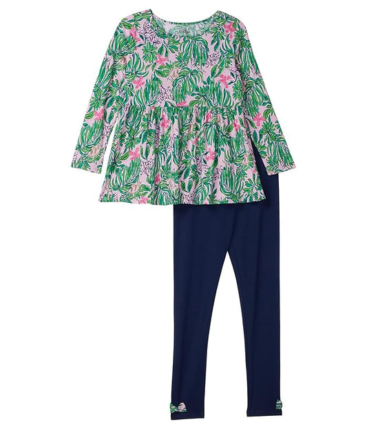 Adella Tunic & Legging Set - Conch Shell Pink