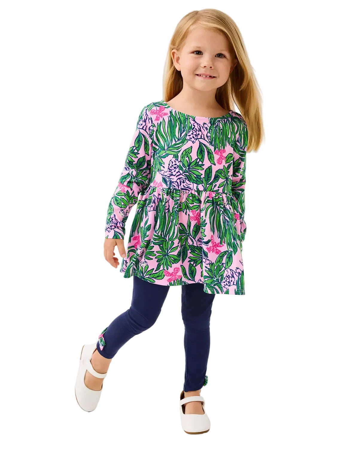 Adella Tunic & Legging Set - Conch Shell Pink