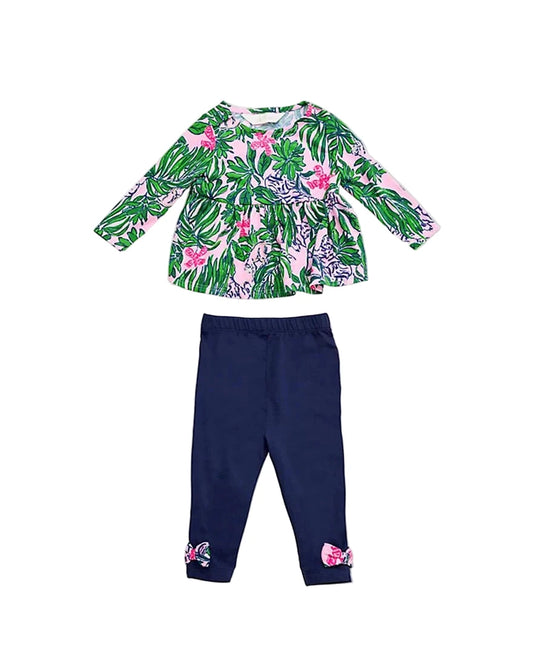 Hollee Infant Tunic &  Legging - Conch Shell Pink