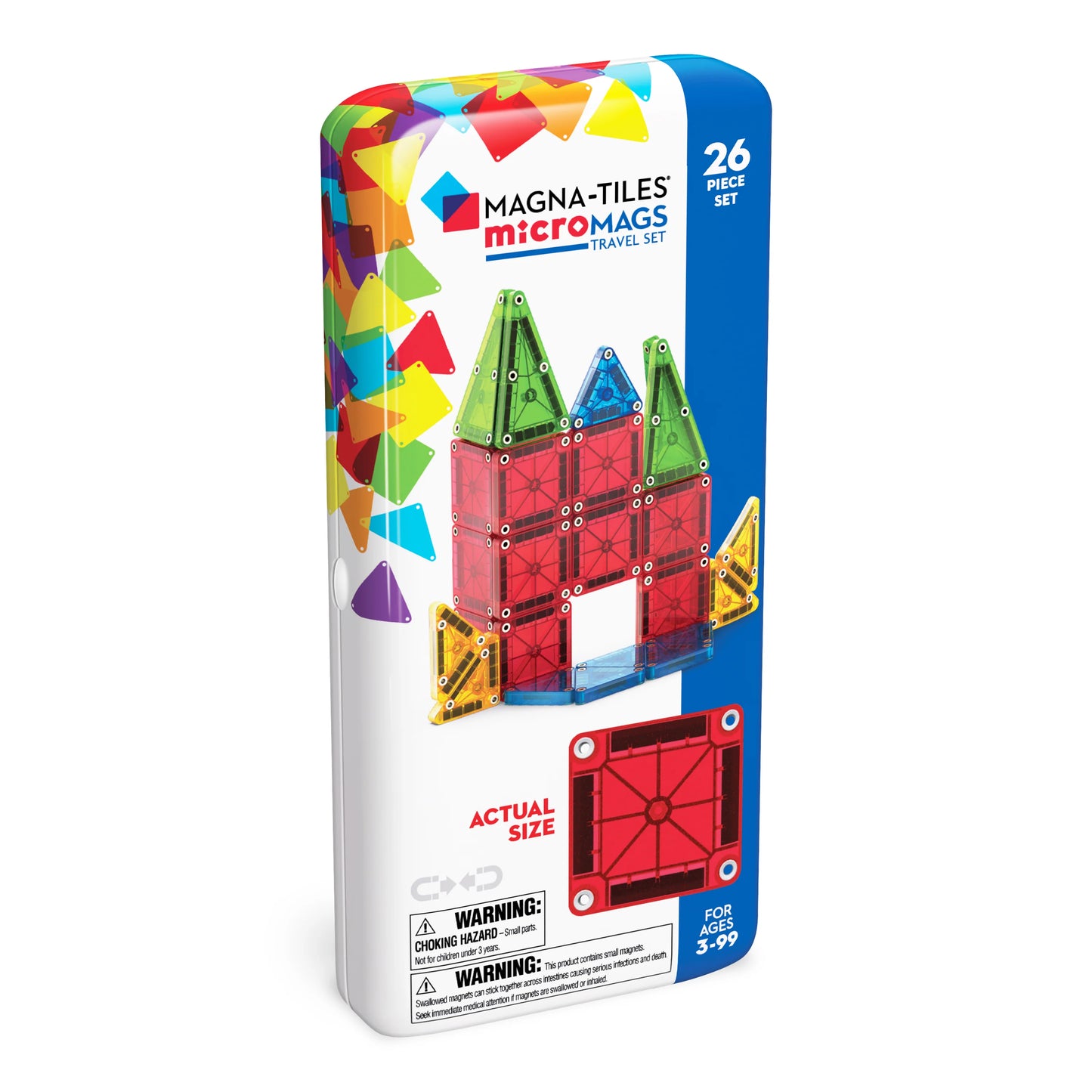 MagnaTiles microMags Travel Set - 26 piece