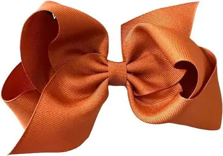 Burnt Orange Grosgrain Bow