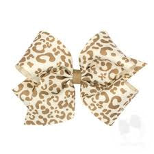 Leopard Print Bow
