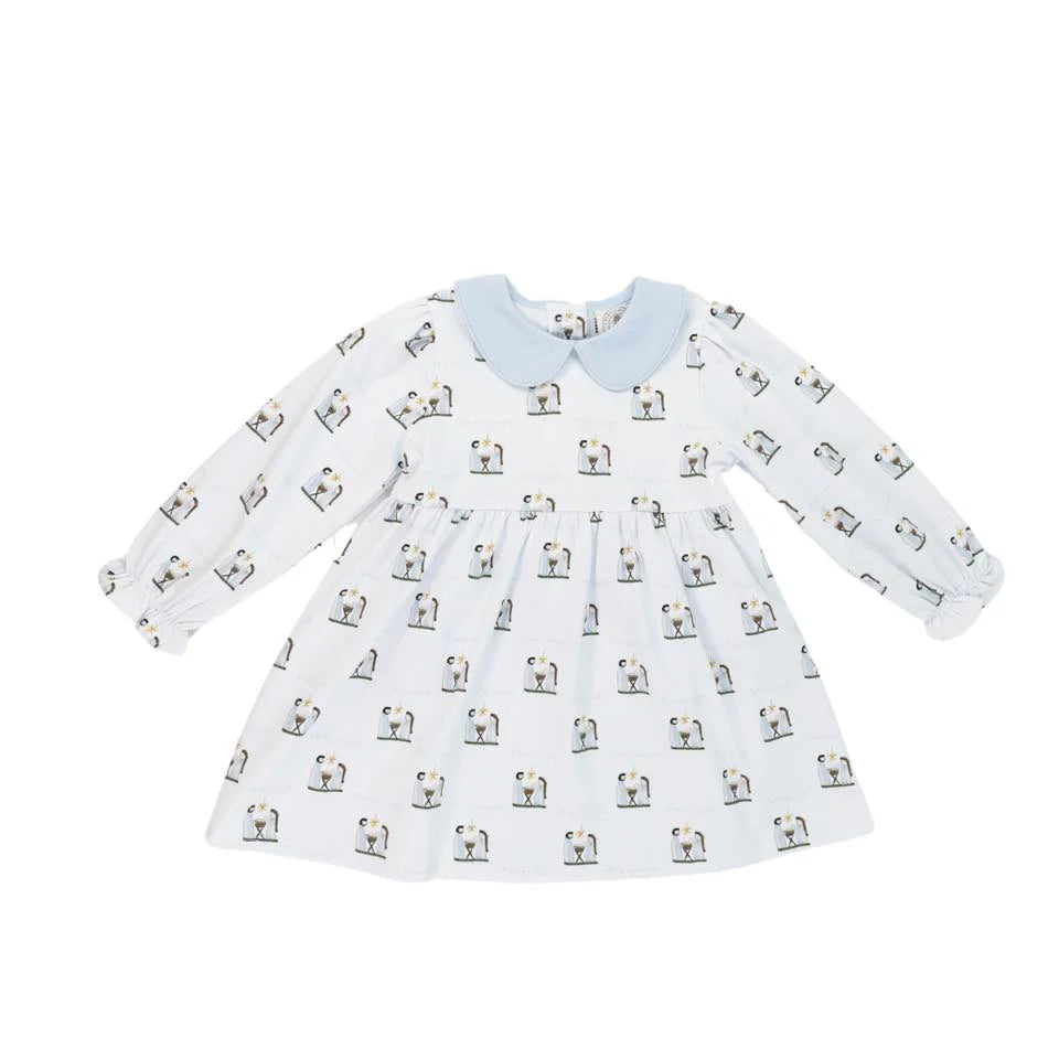 Oh Holy Night Girls Collins LS Dress