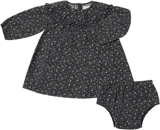 June Dress - Black Floral