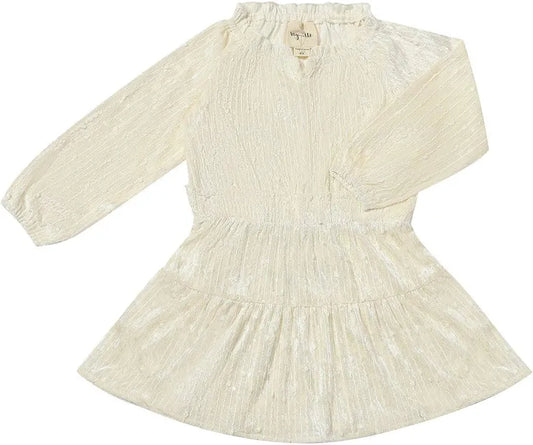 Willow Dress - Ivory Sequin Velvet