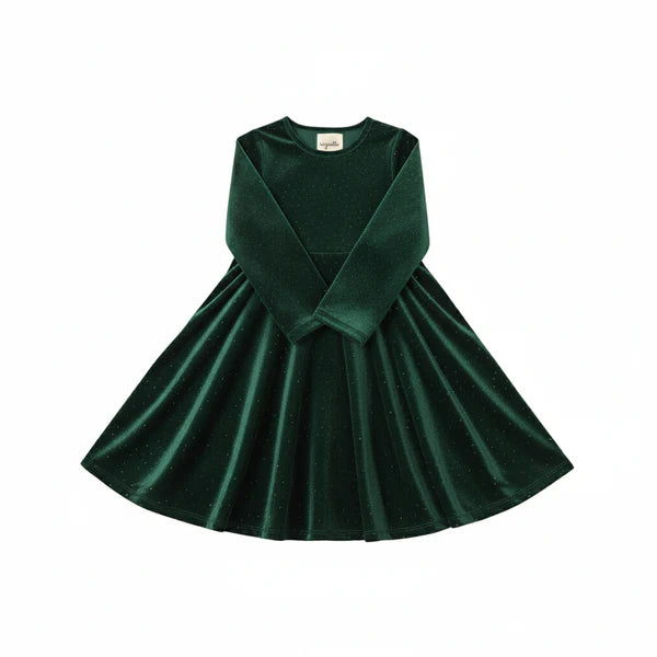 Merilee Dress - Green Sparkle