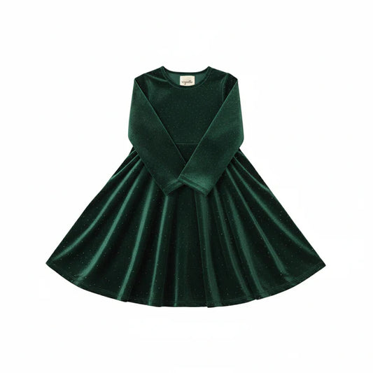Merilee Dress - Green Sparkle