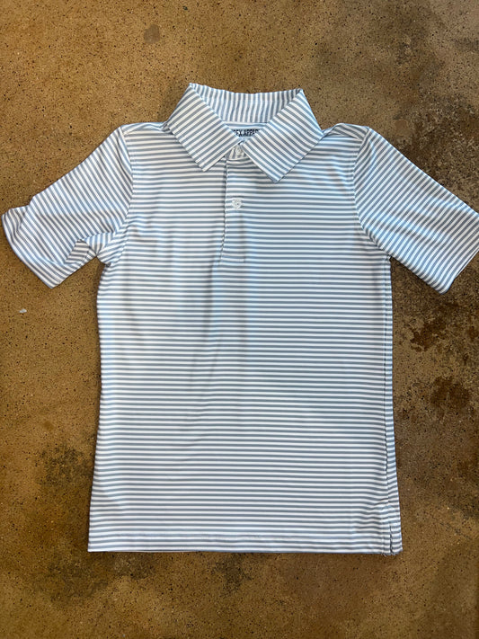 Light Grey/White Polo