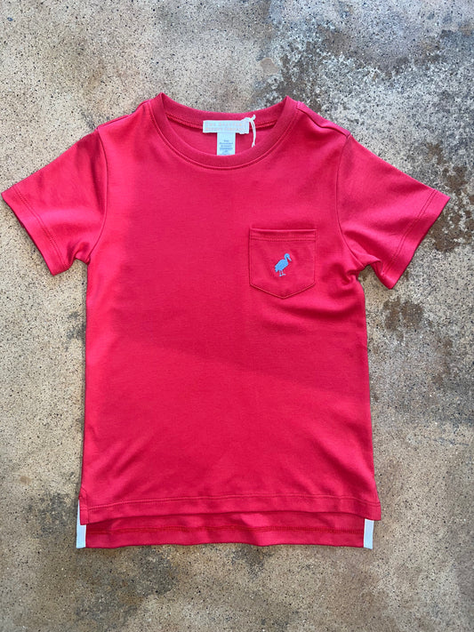 Red Carter Crewneck Tee