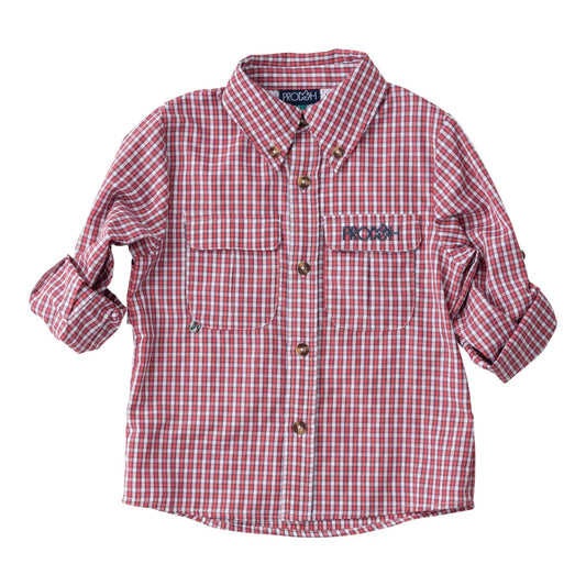 L/S Fishing Shirt - Winterberry Plaid