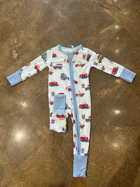 Off Road Adventure Zipper Romper