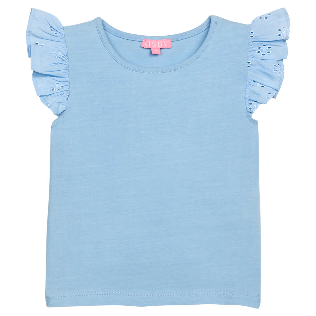 Light Blue Eyelet Tank