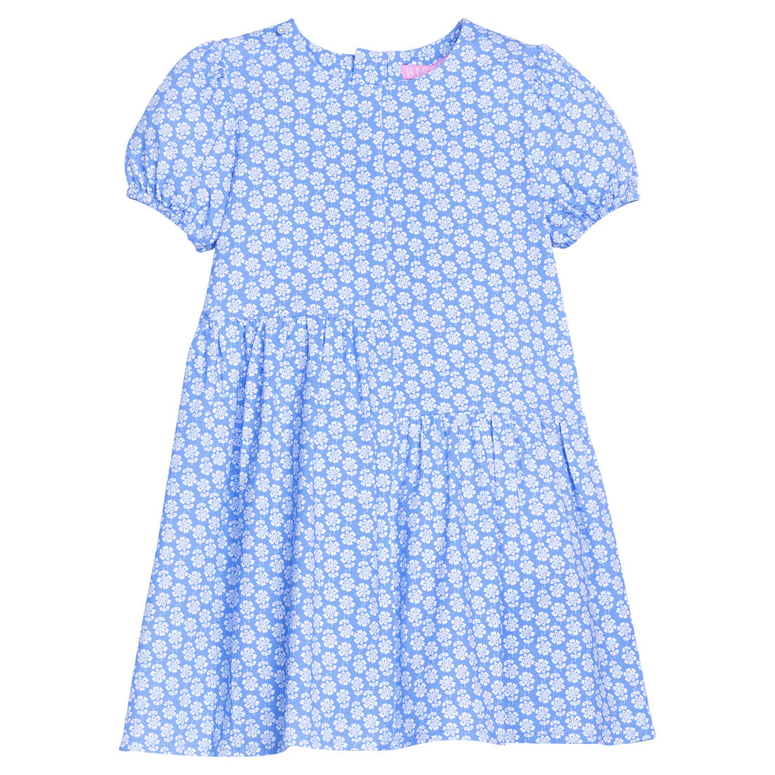 Periwinkle Block Print Phillipa Dress