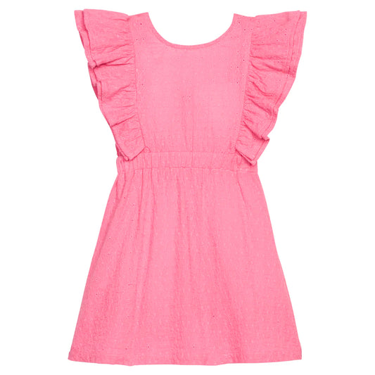Taffy Pink Embroidery Sadie Dress