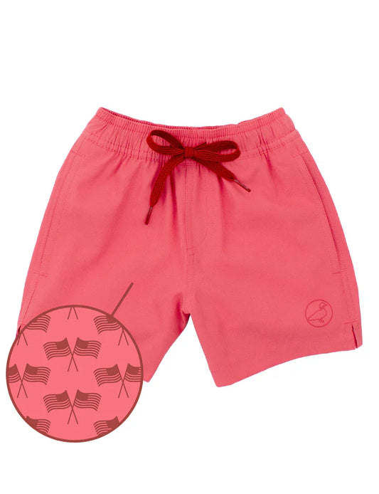 Freedom Flag Splash Swim Trunks