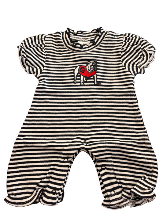 Black & White Stripe UGA Bubble