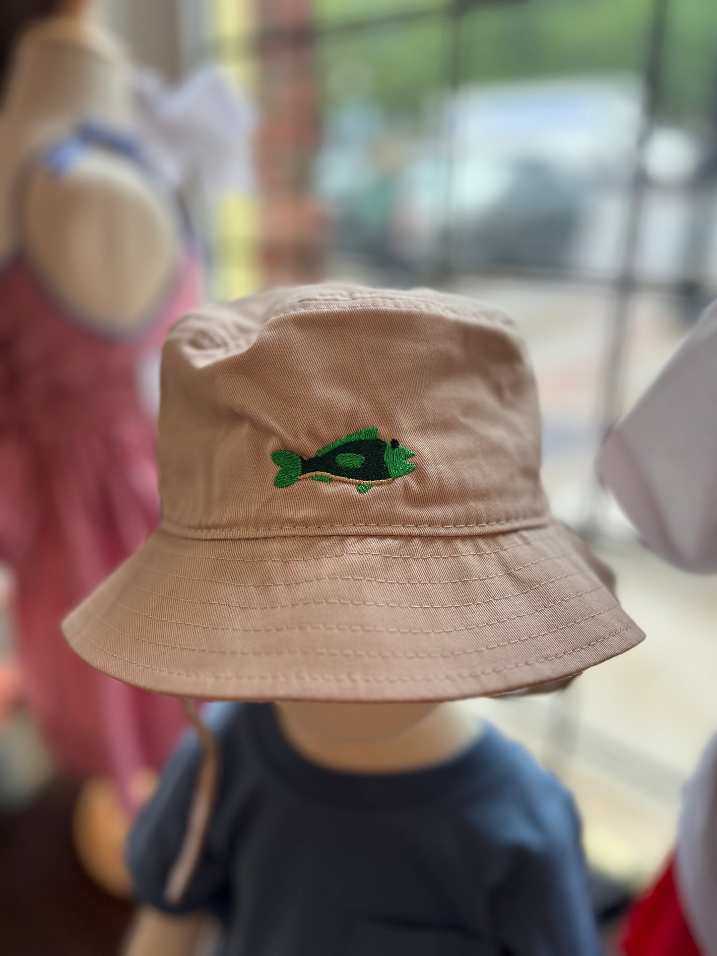Khaki Fish Bucket Hat