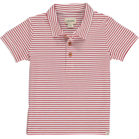 Flagstaff Red/White Polo