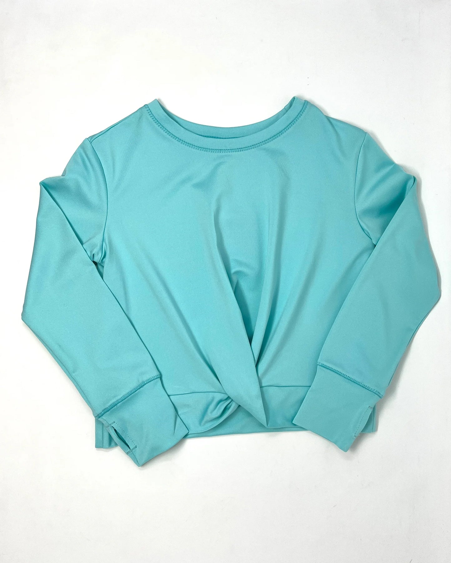 Aqua Knot Top