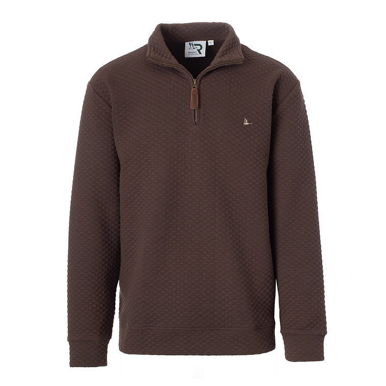 Drake 1/4 Zip - Brown