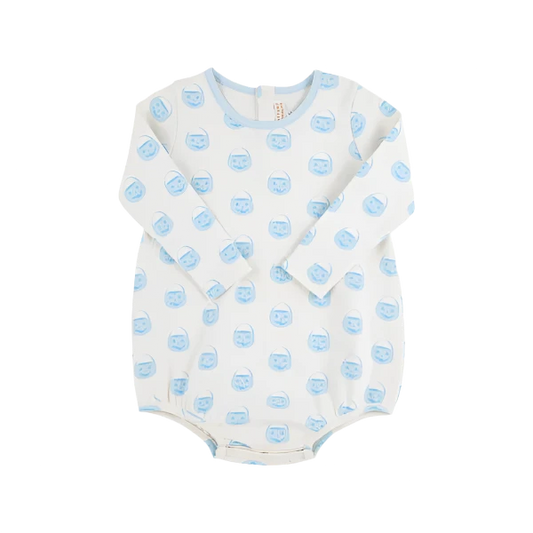 Vintage Prep Pumpkin Pails with Buckhead Blue - LS Patton Play Bubble