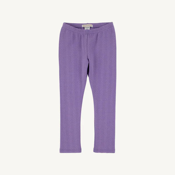 Mitzi Sue Slacks (Quilted) - Palisades Purple
