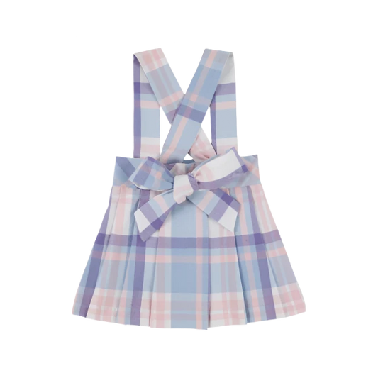 Pearl Prep Skirt - Peach Blossom Plaid/Palisades Purple