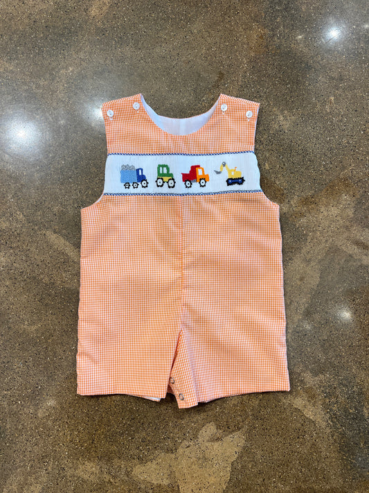 Dump Truck Smocked Shortall