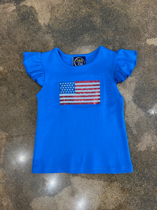 Flag Applique Shirt