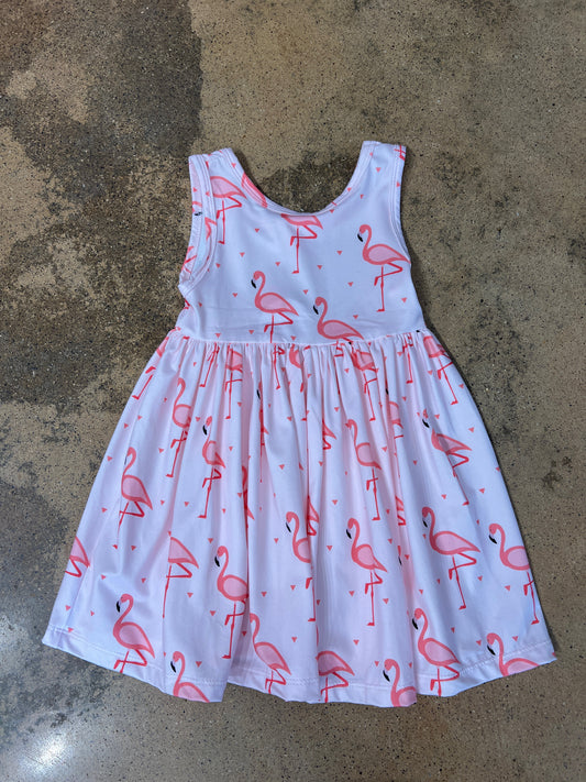 Pink Paradise Tank Twirl Dress