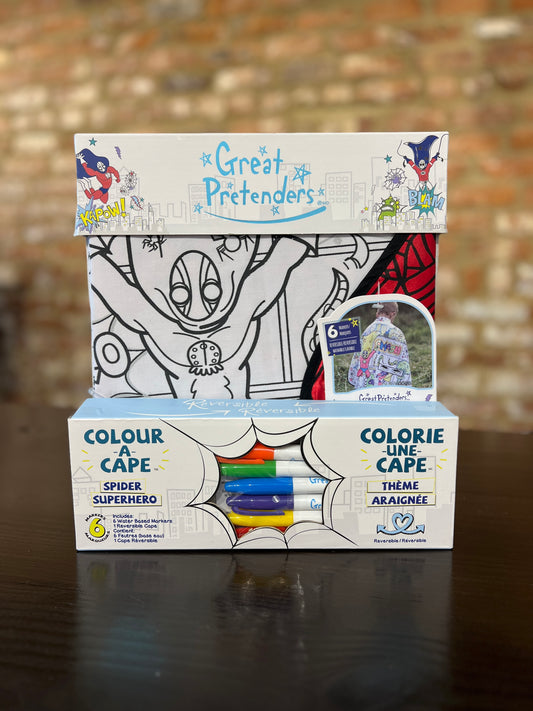 Colour A Cape - Spider Superhero
