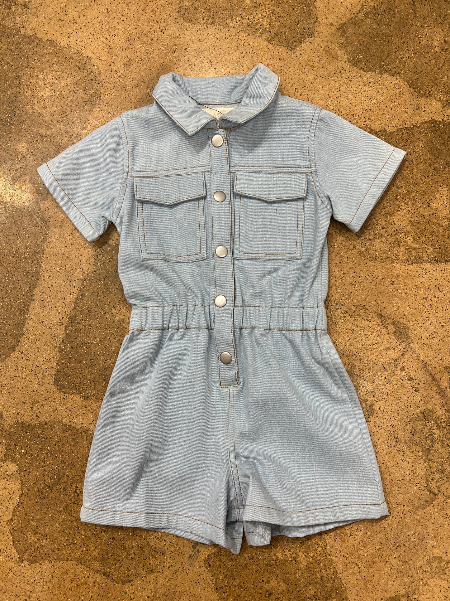 Light Denim Addison Romper