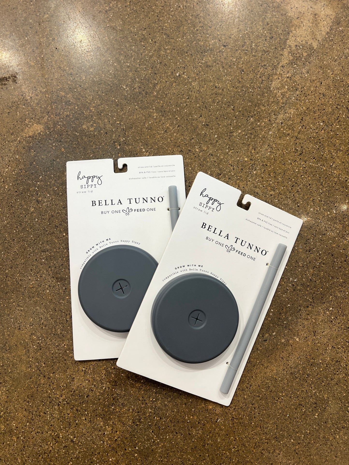 Sip Sip Hooray Straw Conversion Set Shadow Grey