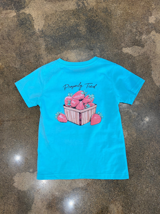 Strawberry Basket SS Seafoam