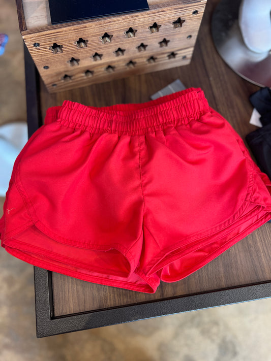 Red Athletic Shorts