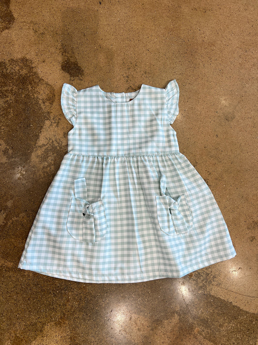 Harley Dress - Sage Gingham