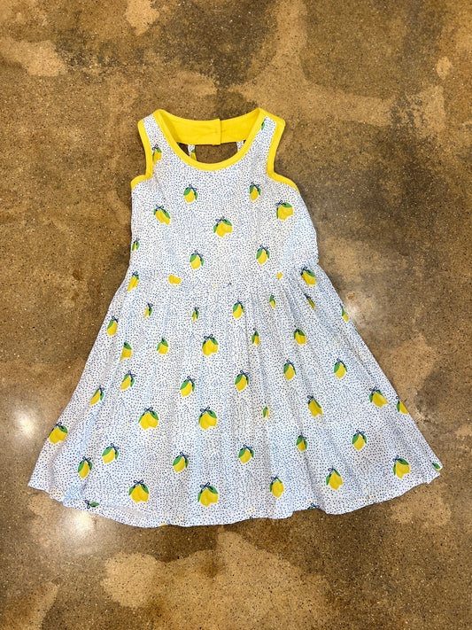 Lemon Halter Back Dress