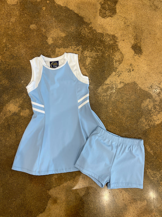 Miley Athletic Set - Blue & White