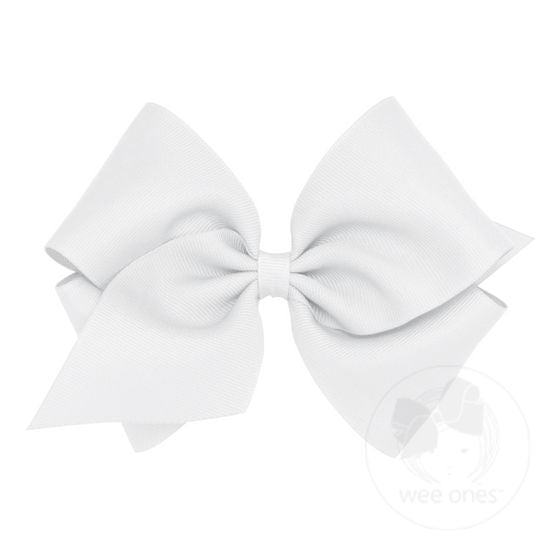 Mini King Classic Grosgrain Hair Bow